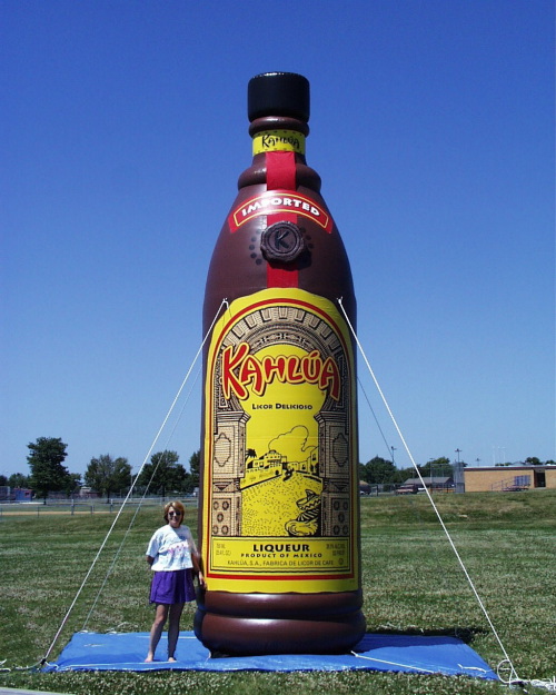 Inflatable Cans and Bottles kahlua 20'
